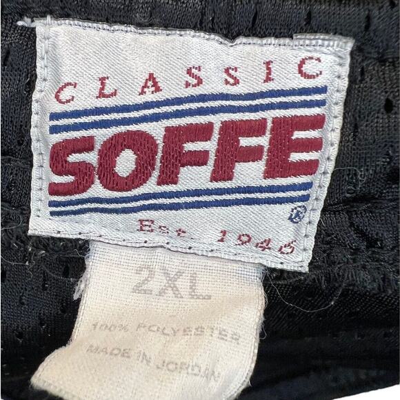 Vintage Soffe Oklahoma State Mens 2XL Black Basketball Shorts Graphic Print OSU - Picture 5 of 5